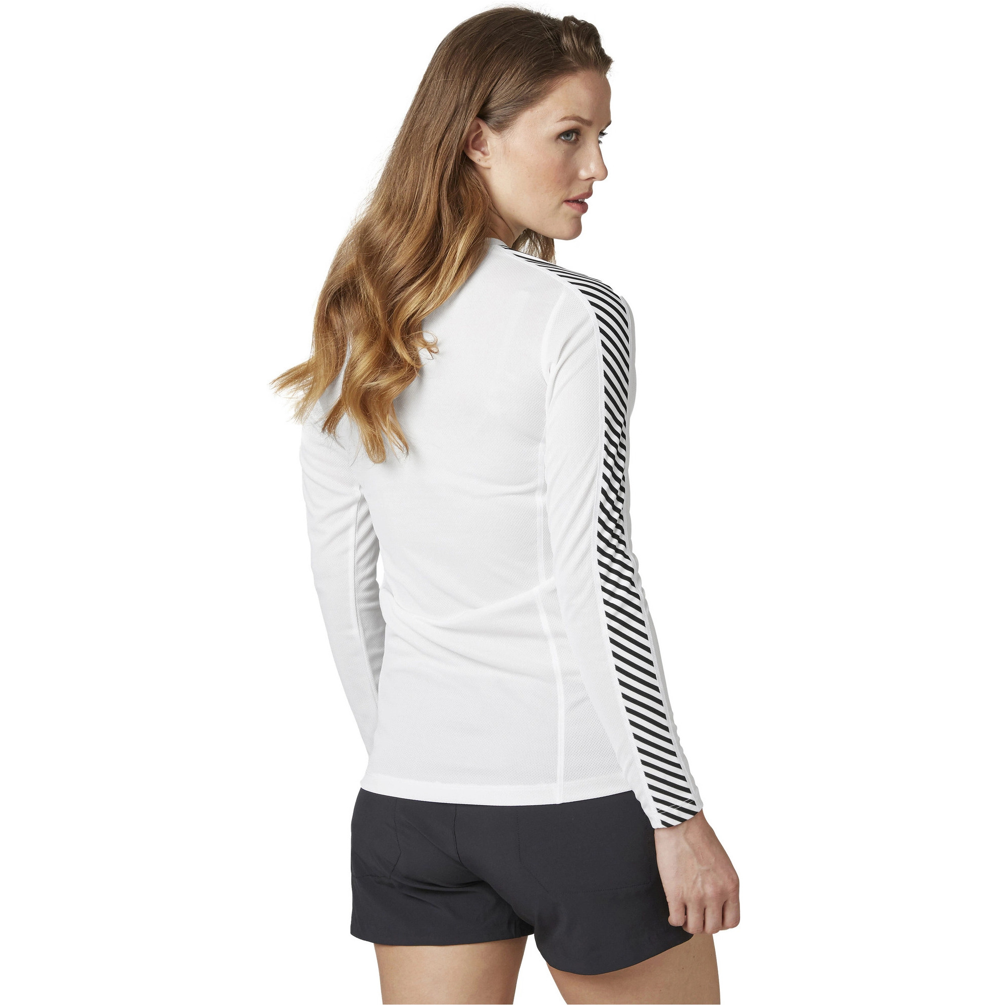 2026 Helly Hansen Womens Lifa Crew Baselayer Top 48326 - White